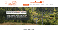 Desktop Screenshot of pensjonat-barbara.pl